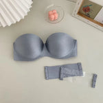 Seamless Strapless Push Up Bra