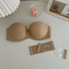 Seamless Strapless Push Up Bra
