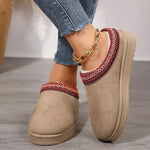 Faux Suede Cashmere Winter Slippers - Uggs Classic Ultra Mini Dupes