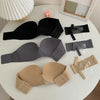 Seamless Strapless Push Up Bra