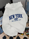 Fleece Letter Pattern Casual Hoodie