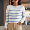 Striped Cotton Knit Pullover