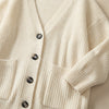 Oversized Fit Knitted Cardigan Sweater